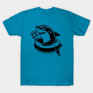 Shark Eating Pizza T-Shirt